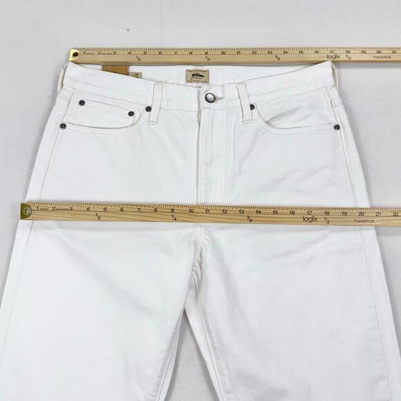 J Crew Men's Classic Fit Straight Leg Jean 31 x 30 White - Picture 13 of 16